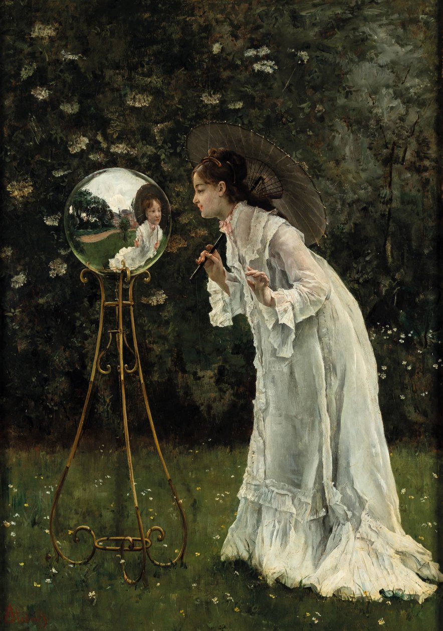 Hopeapallo. tekijältä Alfred Emile Stevens