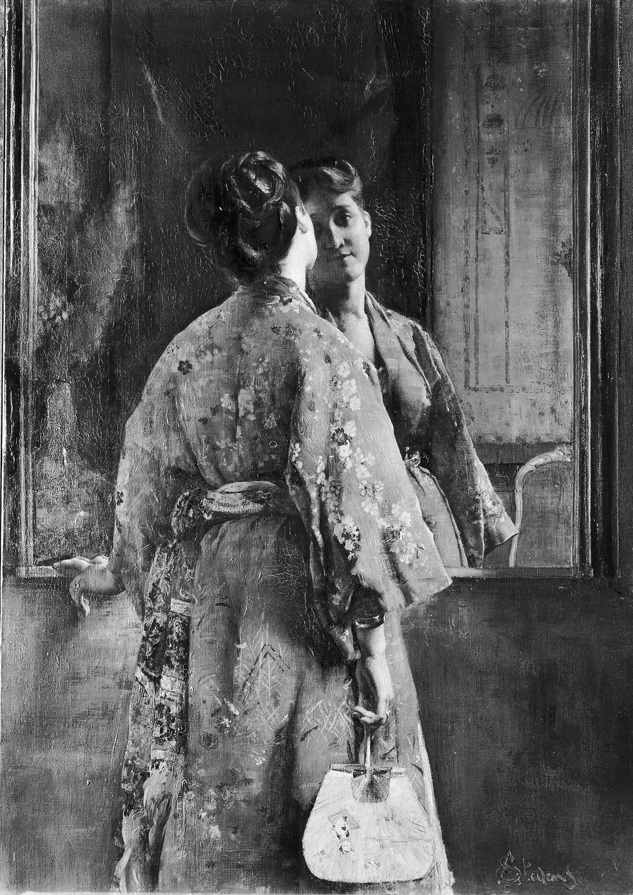 Japanilainen kaapu, n. 1872. tekijältä Alfred Emile Stevens