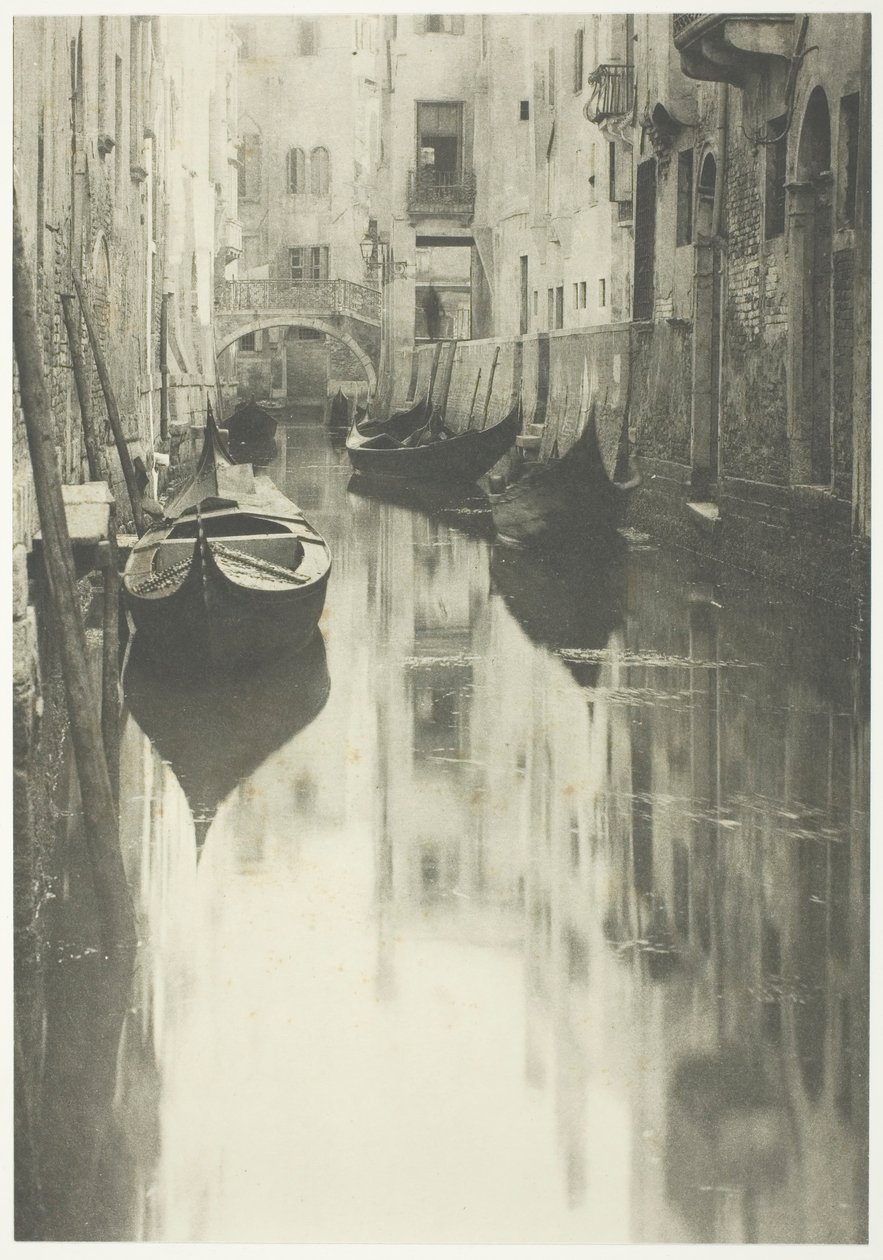 Un canal venecià, 1894, imprès 1897. finlandès tekijältä Alfred Stieglitz