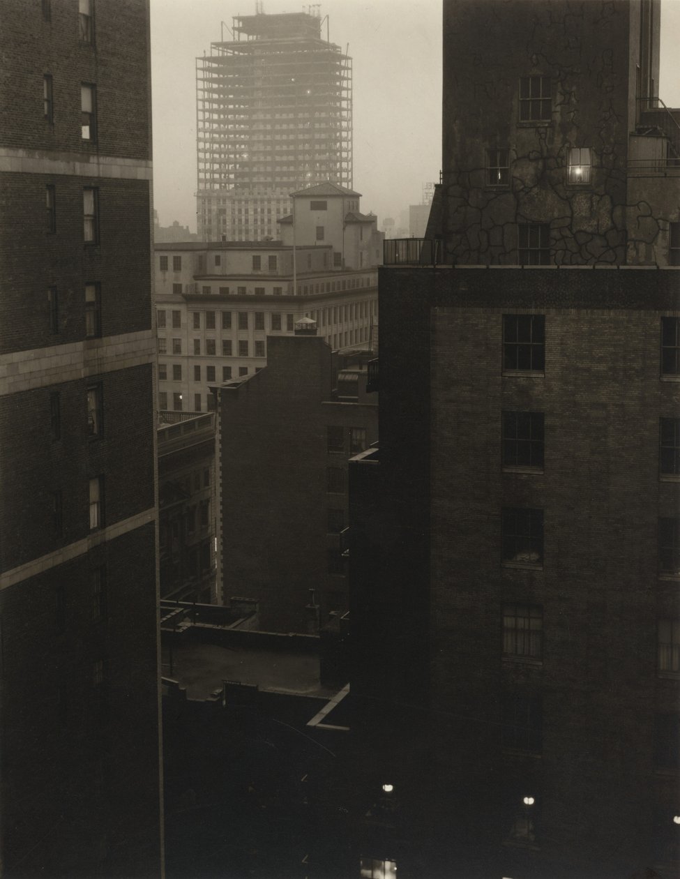 Näkymä ikkunastani An American Placessa, lounaisosassa tekijältä Alfred Stieglitz