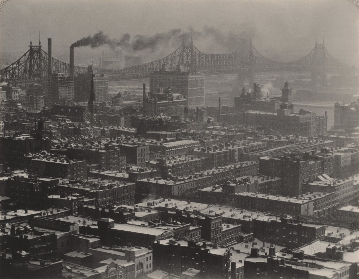 Huoneesta "3003" - The Shelton, New York, näkymä koilliseen tekijältä Alfred Stieglitz