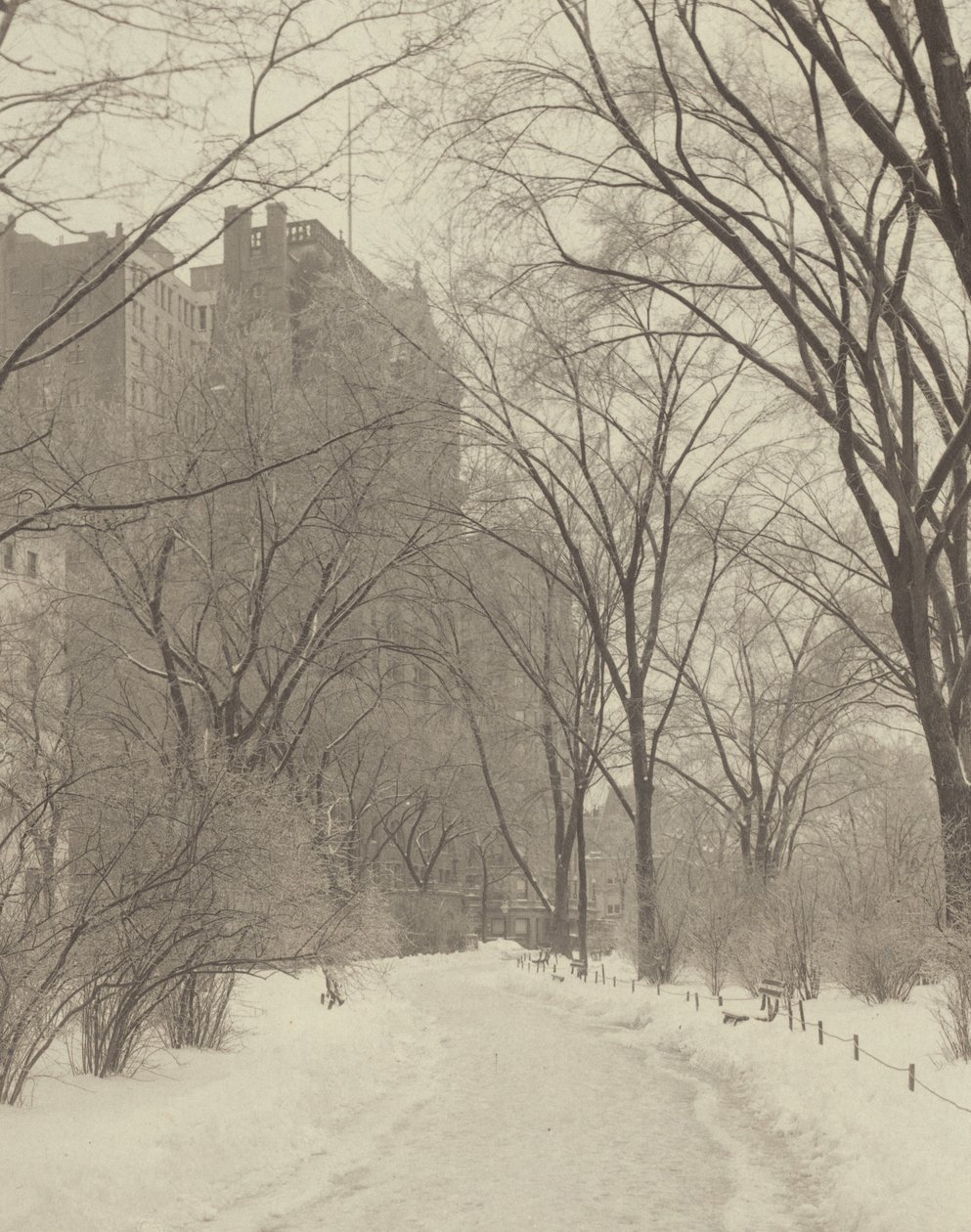 Puistossa tekijältä Alfred Stieglitz