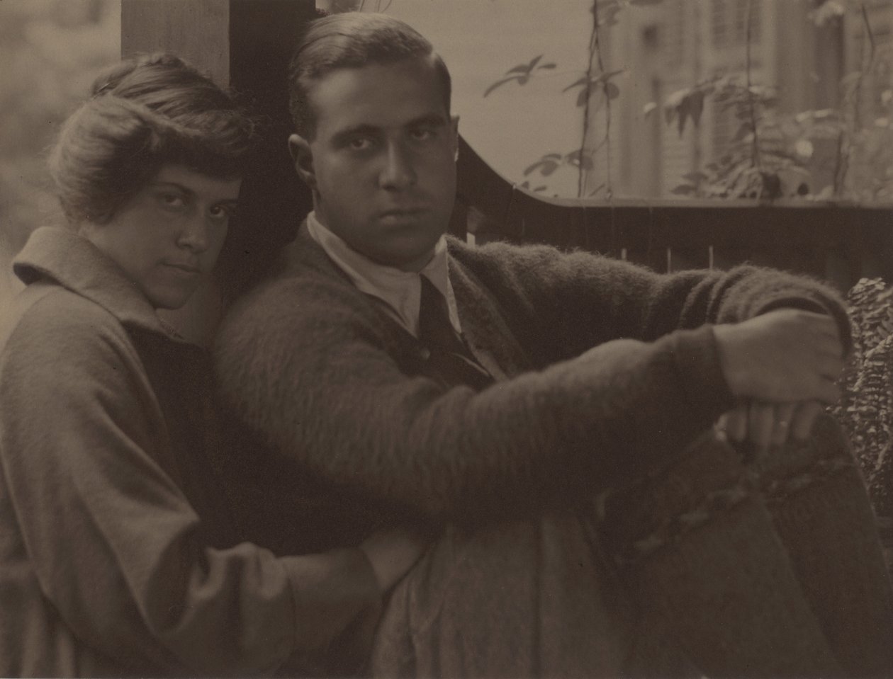 Kitty Stieglitz ja Edward Stieglitz tekijältä Alfred Stieglitz