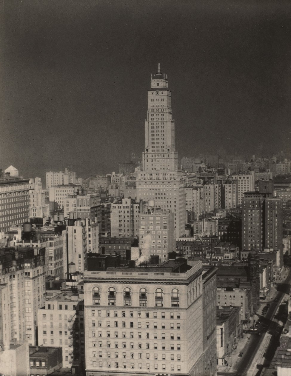 Näkymä pohjoiseen huoneesta 3003 - Shelton Hotel, New York tekijältä Alfred Stieglitz