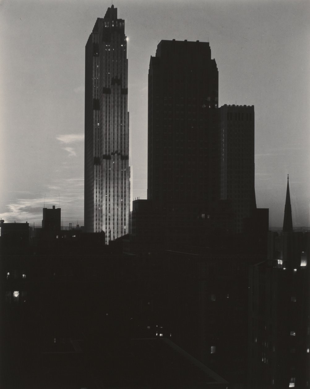 New York Sheltonista nähtynä tekijältä Alfred Stieglitz