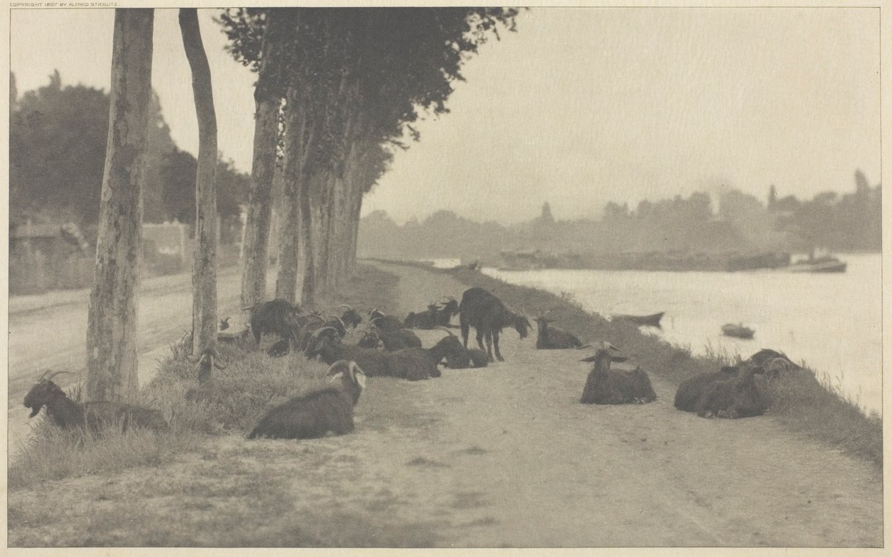Seinen varrella - lähellä Pariisia tekijältä Alfred Stieglitz