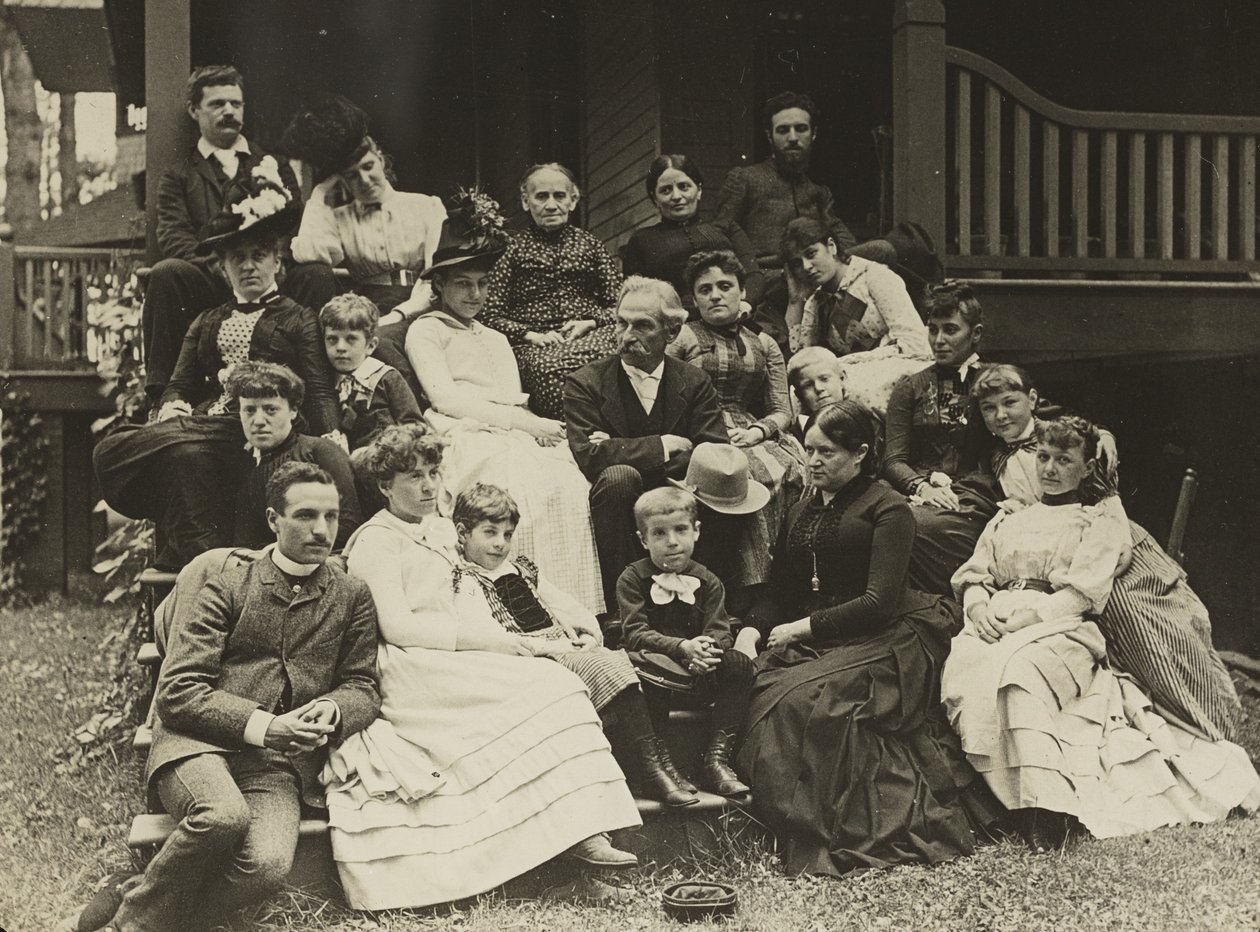 Stieglitzin perhe Oaklawnissa, Lake Georgessa tekijältä Alfred Stieglitz