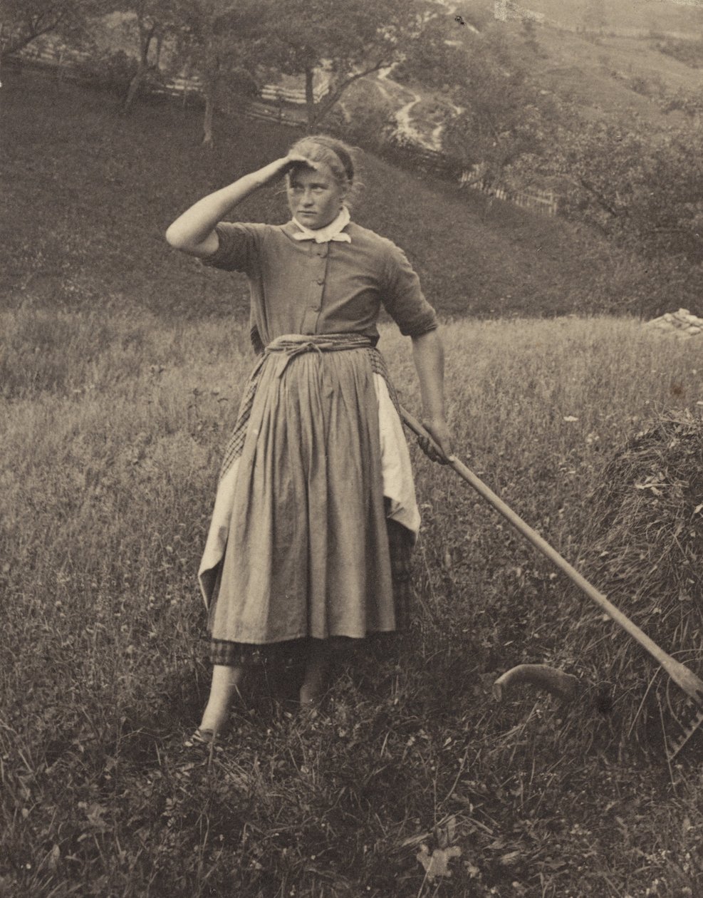 Sadonkorjuu, Mittenwald tekijältä Alfred Stieglitz