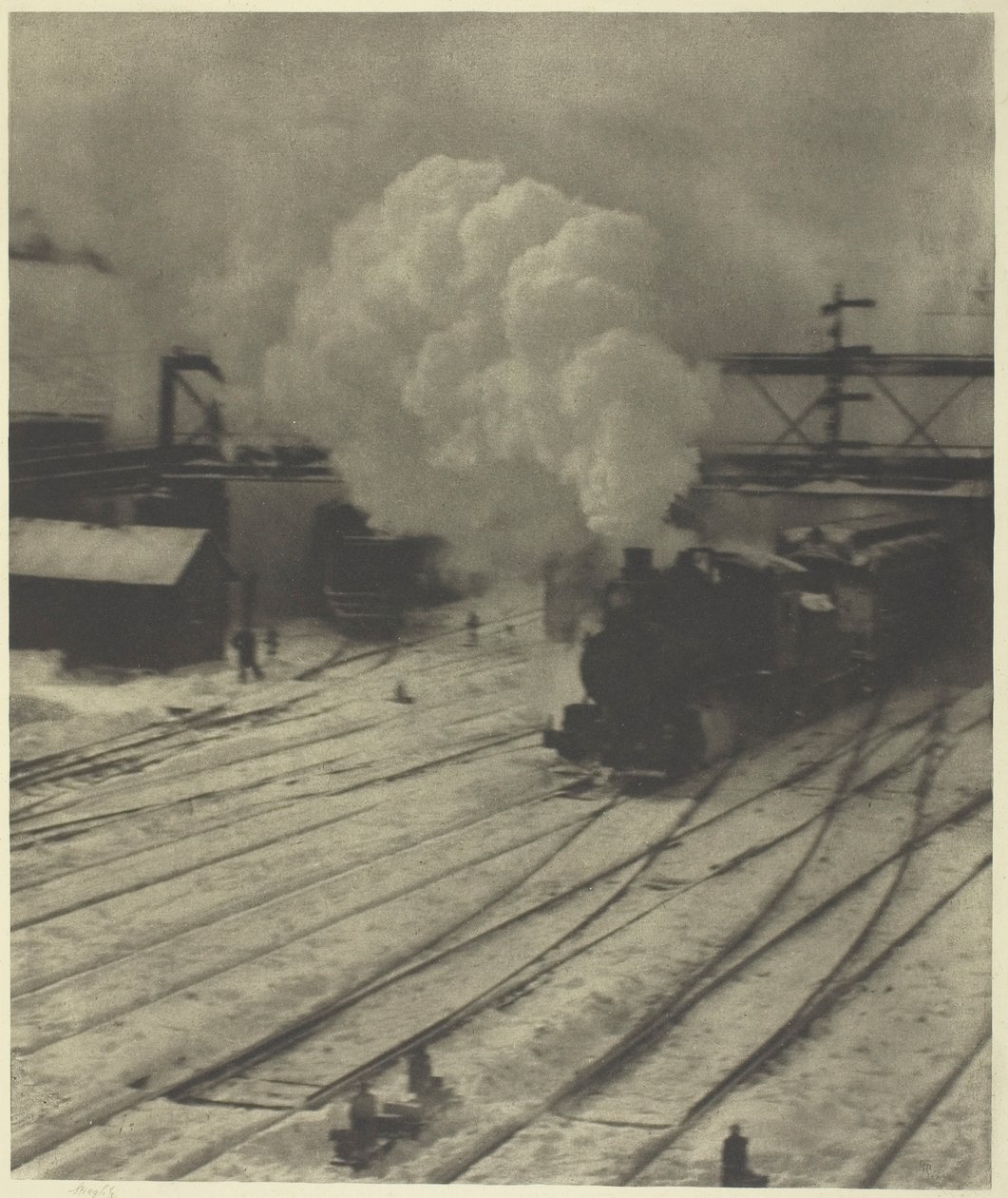 Railroad Yard, talvi, 1903. tekijältä Alfred Stieglitz