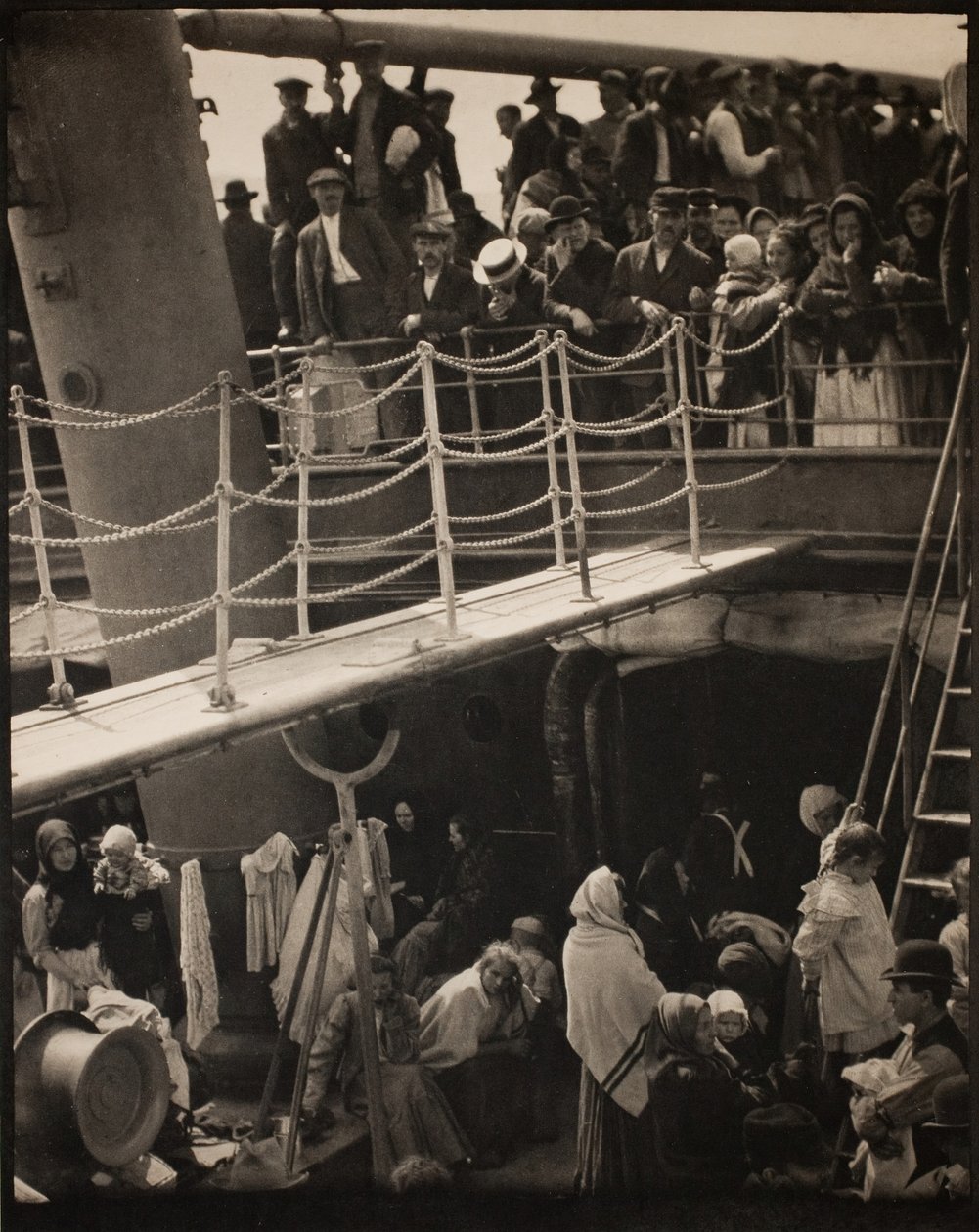 Steerage, 1907, painettu vuonna 1913 tai sitä ennen. tekijältä Alfred Stieglitz