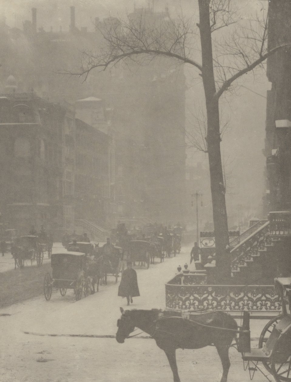 Katu, Fifth Avenue tekijältä Alfred Stieglitz