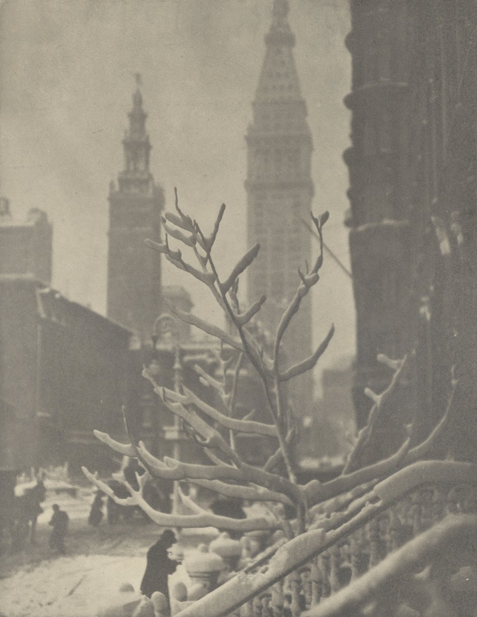 Kaksi tornia - New York tekijältä Alfred Stieglitz