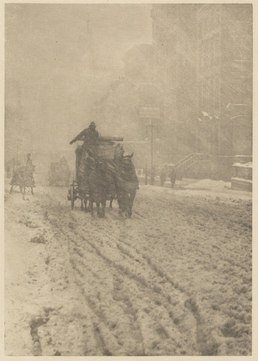 Talvi Fifth Avenuella tekijältä Alfred Stieglitz