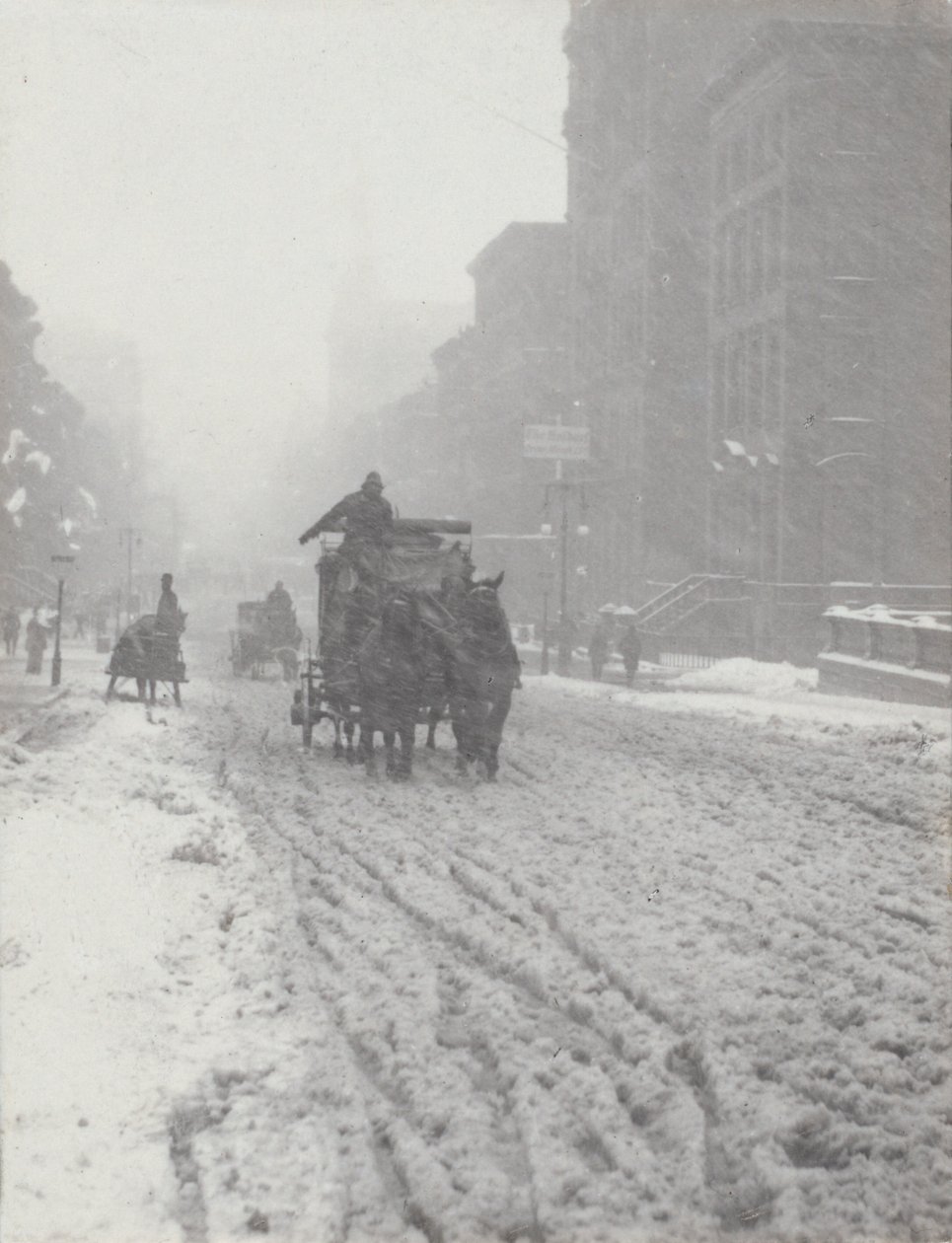 Talvi Fifth Avenuella tekijältä Alfred Stieglitz