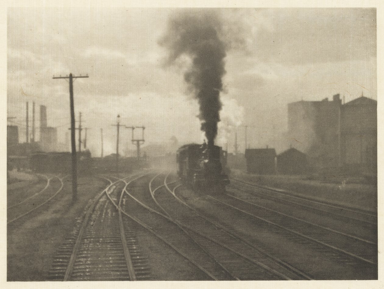 XIII. Ihmisen käsi, neg. 1902; painatus 1911 (syväpaino paperille) tekijältä Alfred Stieglitz