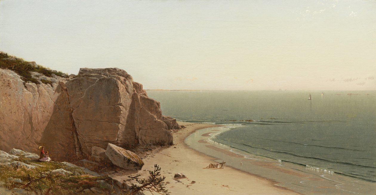 Hiljainen päivä lähellä Manchesteria, 1873. tekijältä Alfred Thompson Bricher