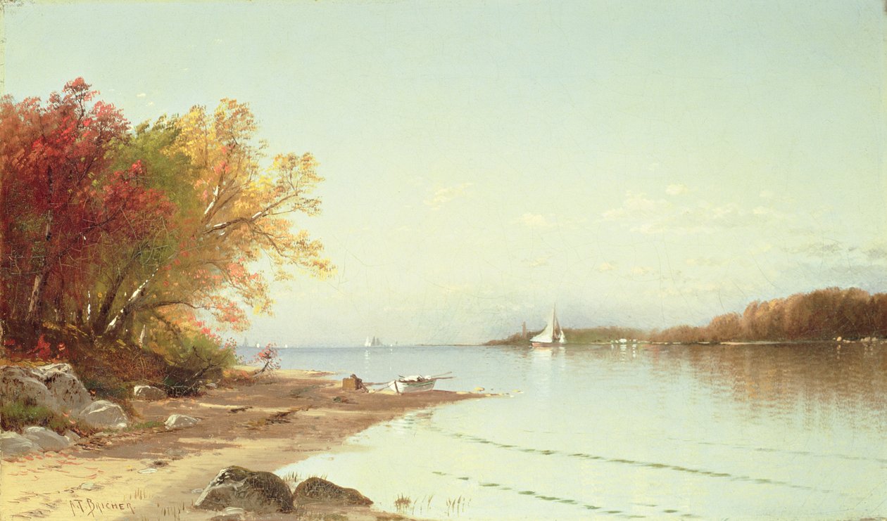 Narragansett Bay, syksy, Rhode Island tekijältä Alfred Thompson Bricher