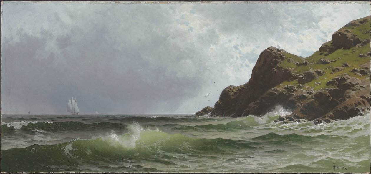 Purjehdus rannikolla tekijältä Alfred Thompson Bricher