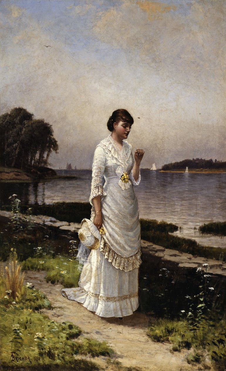 Kihlasormus, 1880 tekijältä Alfred Thompson Bricher