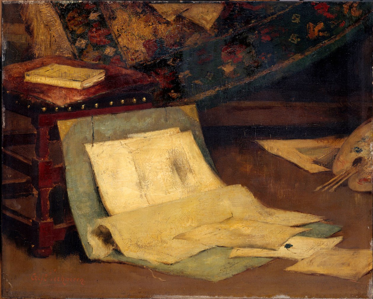 Atistin ateljeen kulma, 1849-1924. tekijältä Alfred Verhaeren