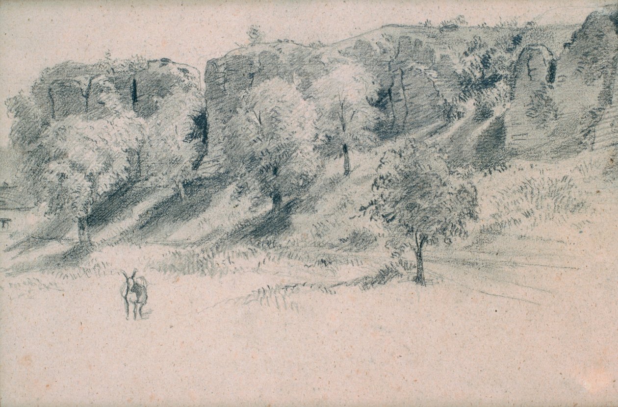 "Maisema", 1800-luku. tekijältä Alfred Victor de Vigny