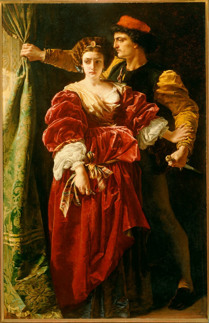 Lucrezia Borgia, 1863 tekijältä Alfred W. Elmore