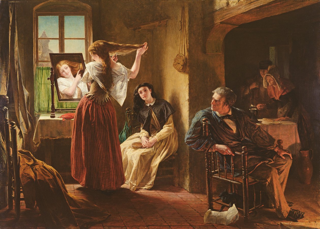 Kampauskoneen keksintö, 1862 tekijältä Alfred W. Elmore