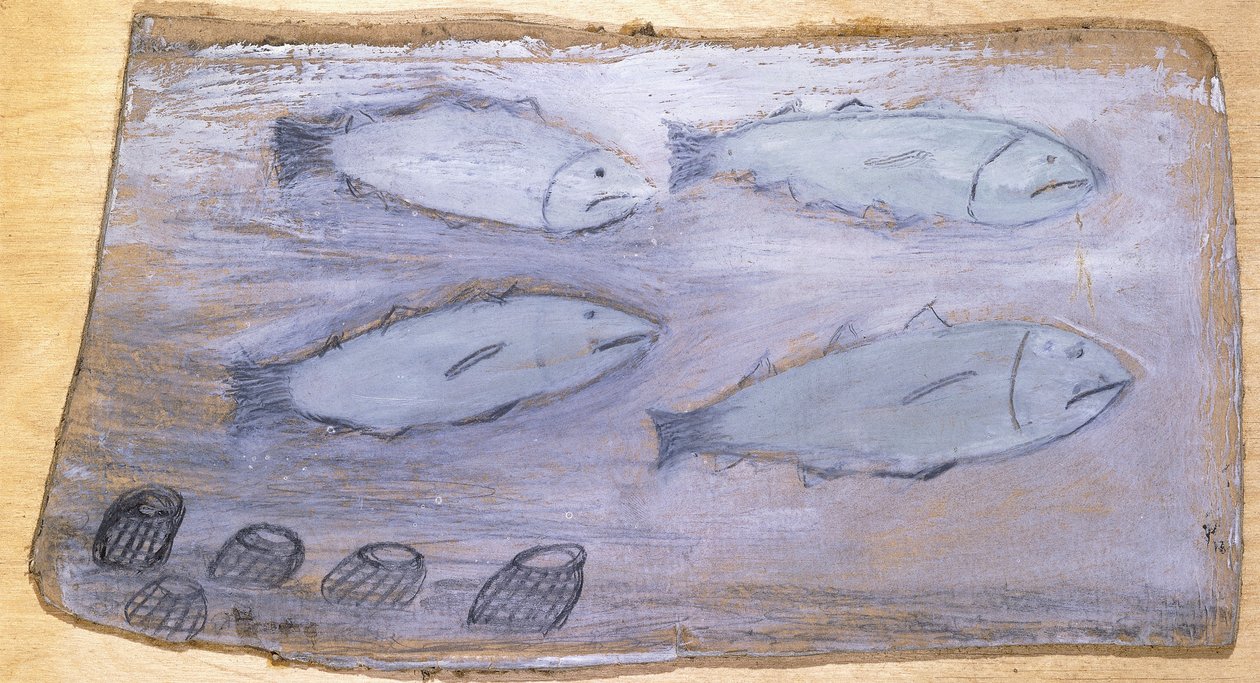 Neljä kalaa tekijältä Alfred Wallis
