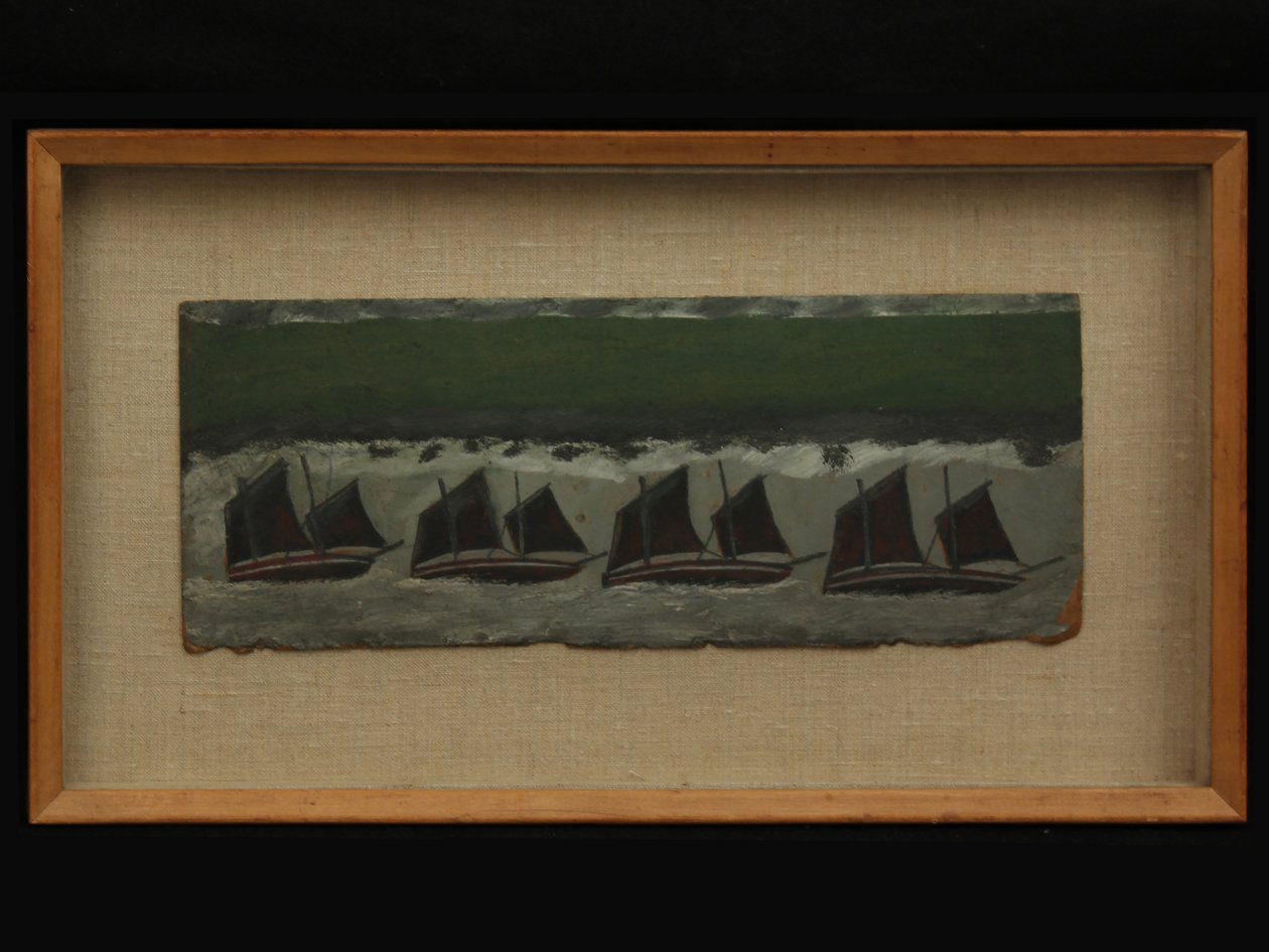 Neljä Kuunaria, noin 1930 tekijältä Alfred Wallis