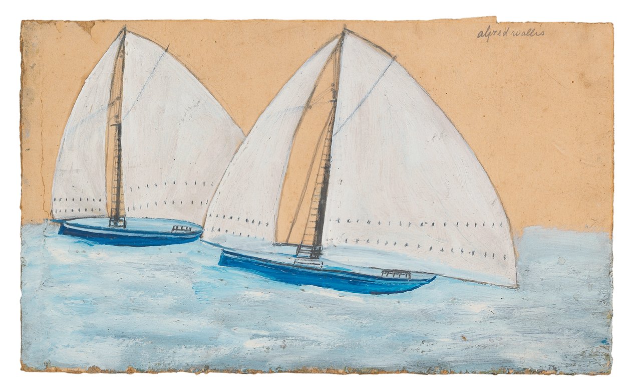 Kaksi purjevenettä tekijältä Alfred Wallis