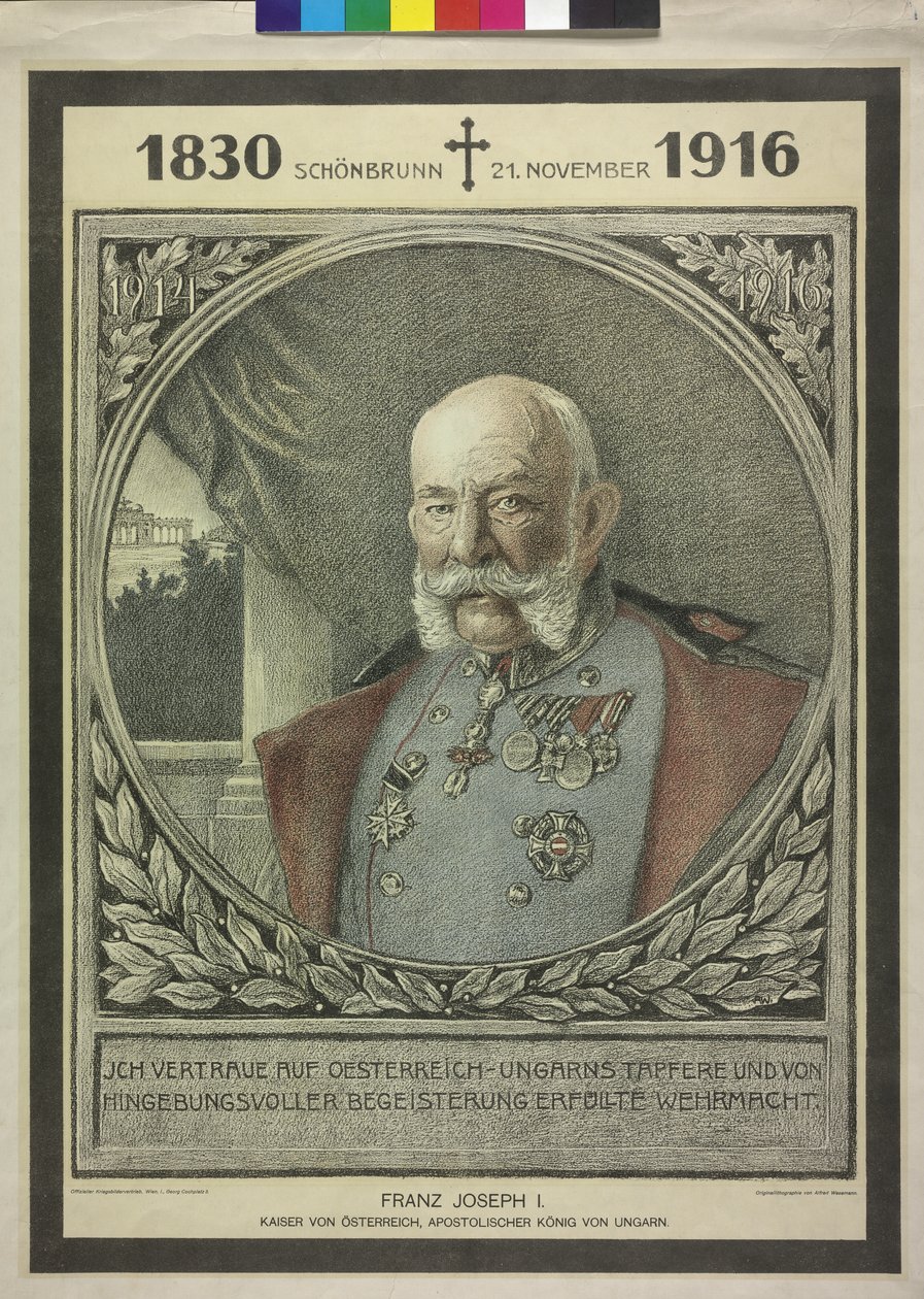 Franz Joseph I Itävallan keisari tekijältä Alfred Wesemann