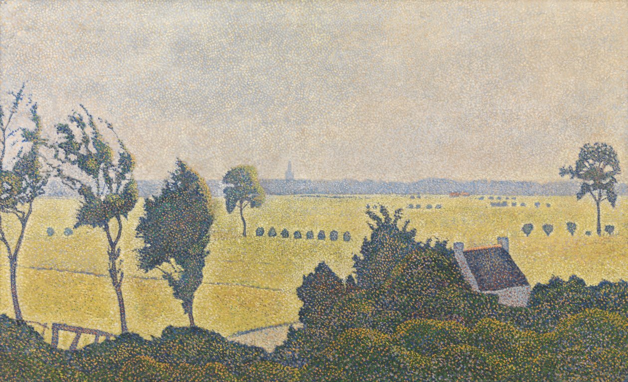 Maisema Länsi-Flanderissa tekijältä Alfred William (1854 1930) Finch