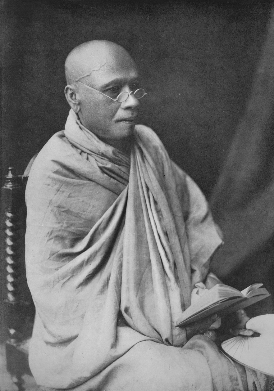 Buddhalainen pappi, 1890, 1910 tekijältä Alfred William Amandus Plate