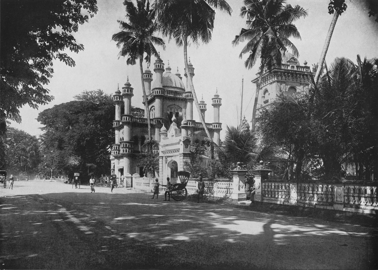 Mohammedan-moskeija, Cinnamon Gardens, Colombo, c1890, 1910 tekijältä Alfred William Amandus Plate