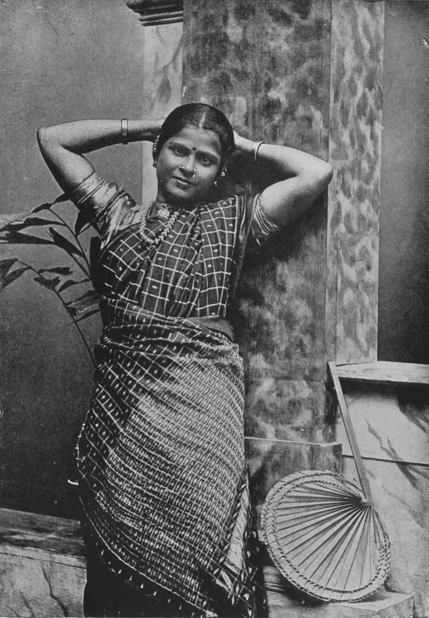 High Caste Tamil Lady, c1890, 1910 tekijältä Alfred William Amandus Plate