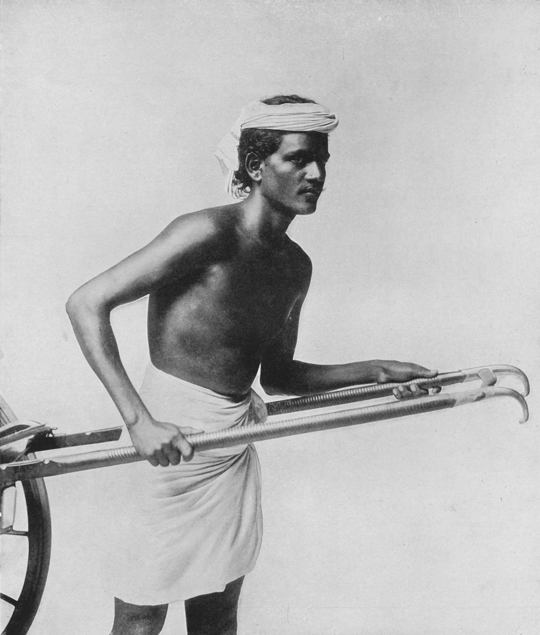 Rickshaw Coolie, c1890, 1910 tekijältä Alfred William Amandus Plate
