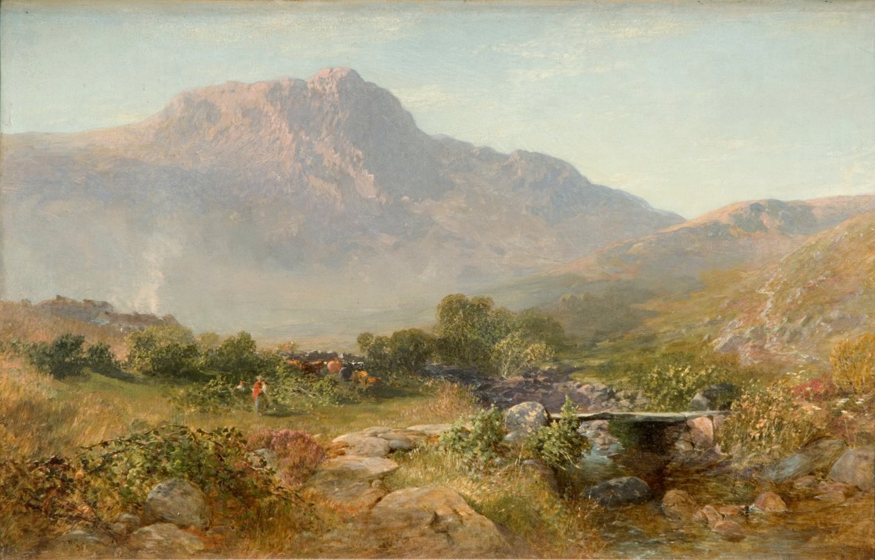 Capel Curig, 1855 tekijältä Alfred William Hunt