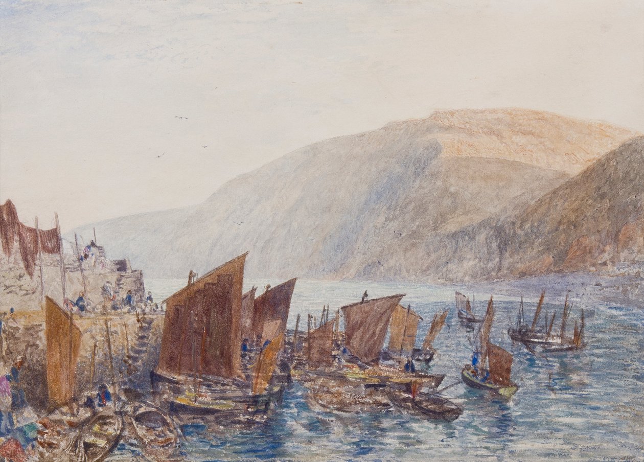 Clovellyn satama tekijältä Alfred William Hunt