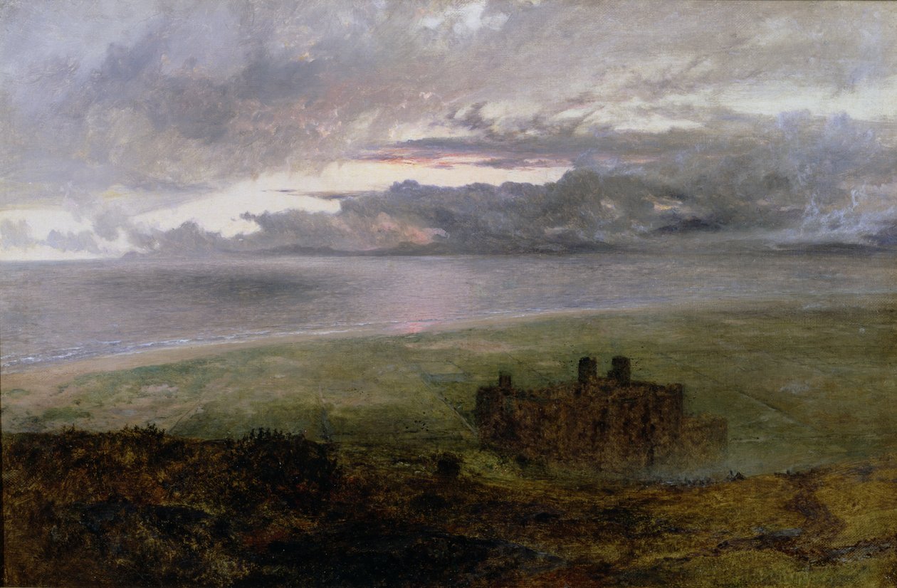 Harlechin linna tekijältä Alfred William Hunt
