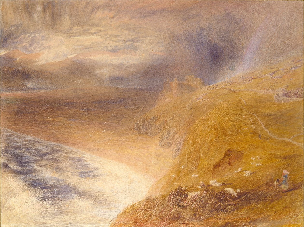 Harlechin linna, 1857 tekijältä Alfred William Hunt