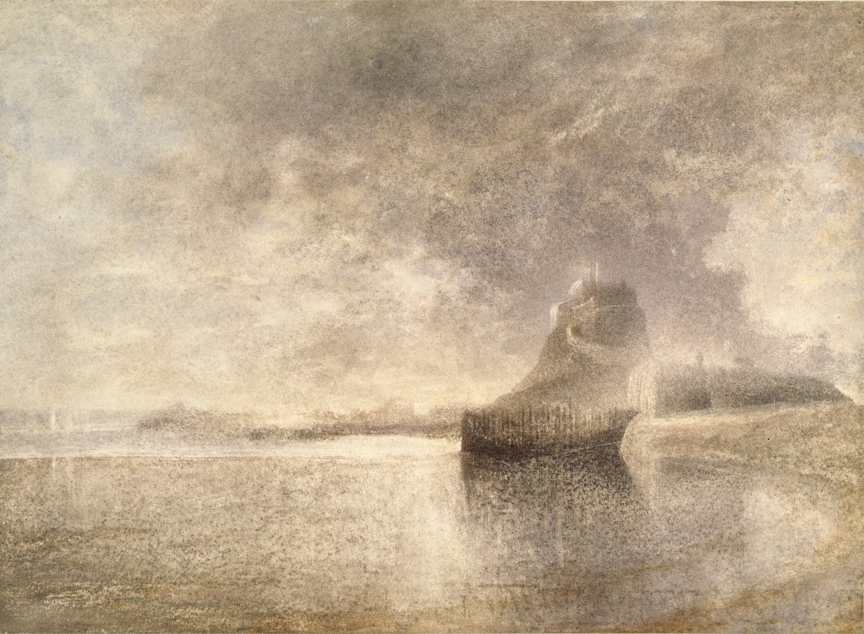 Holy Island Castle, Northumbria, c1882-3 tekijältä Alfred William Hunt