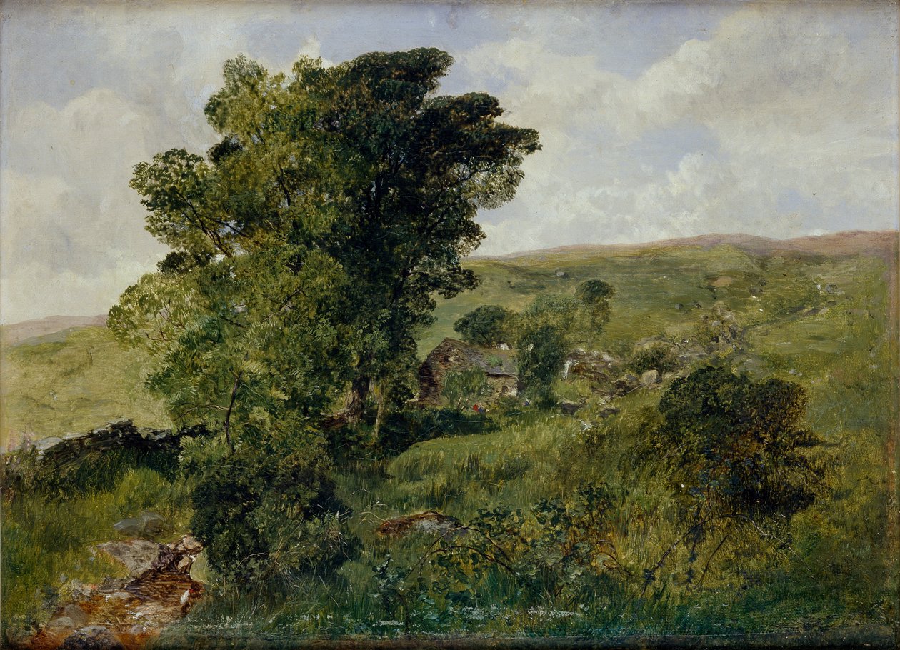 Näkymä Nantllesta, Caernarvonshire, 1855 tekijältä Alfred William Hunt