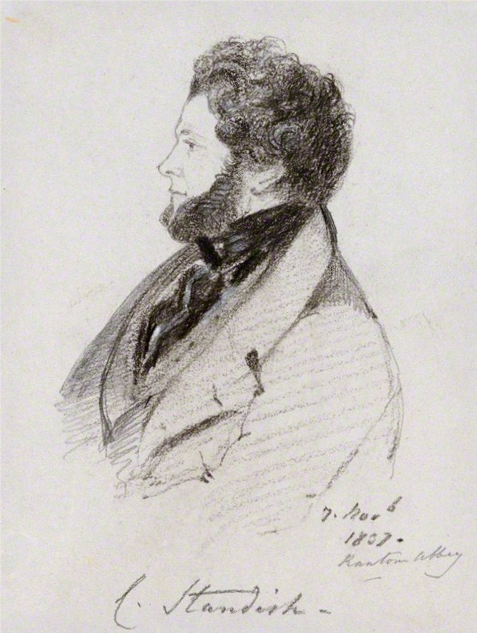 Lordi Charles Strickland Standishin (1790-1863) muotokuva by Alfred Count D