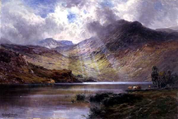 Ben Lomond (öljy kankaalle) tekijältä Alfred de Breanski
