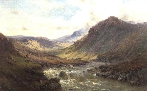 Invergarryn putoukset, Glen Till tekijältä Alfred de Breanski