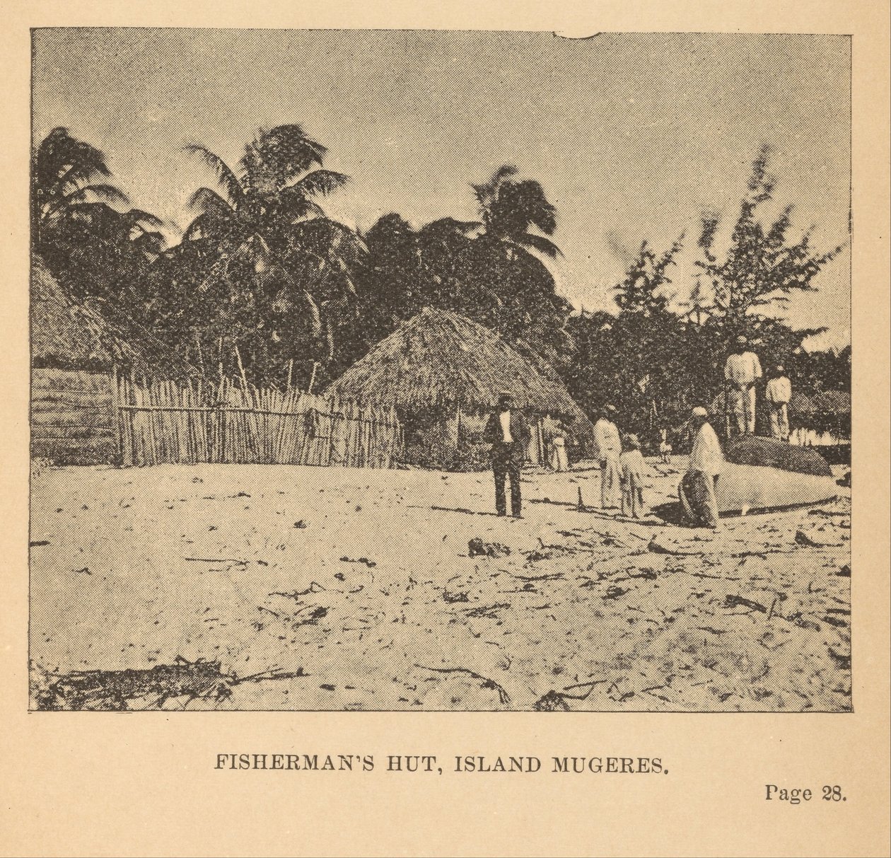 Kalastajan mökki, Isla Mujeres tekijältä Alice D. Le Plongeon