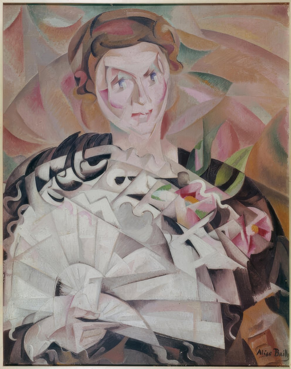 Fan-peli tai nainen tuulettimen kanssa tekijältä Alice Bailly