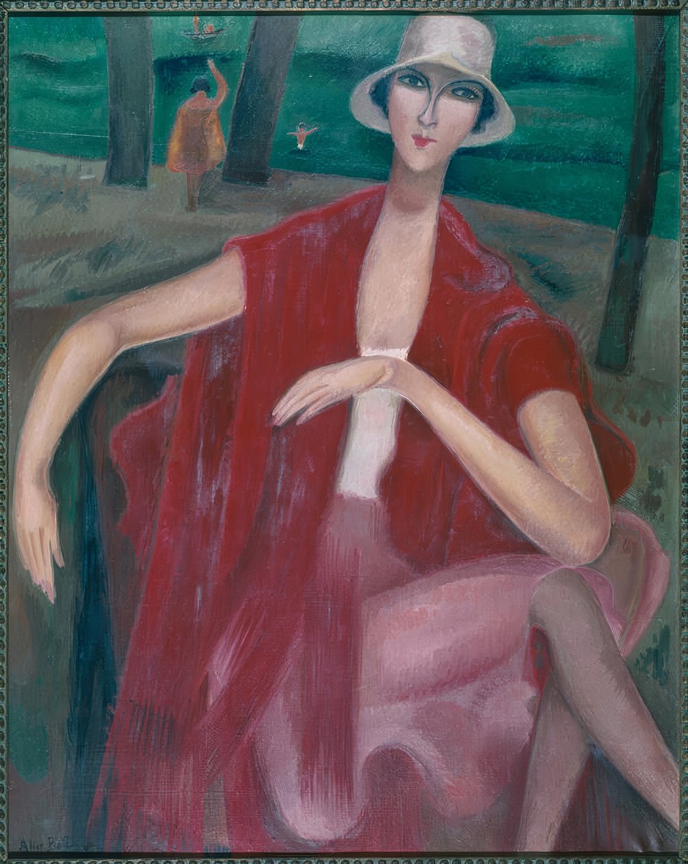 Nainen Rot am Uferissa tekijältä Alice Bailly