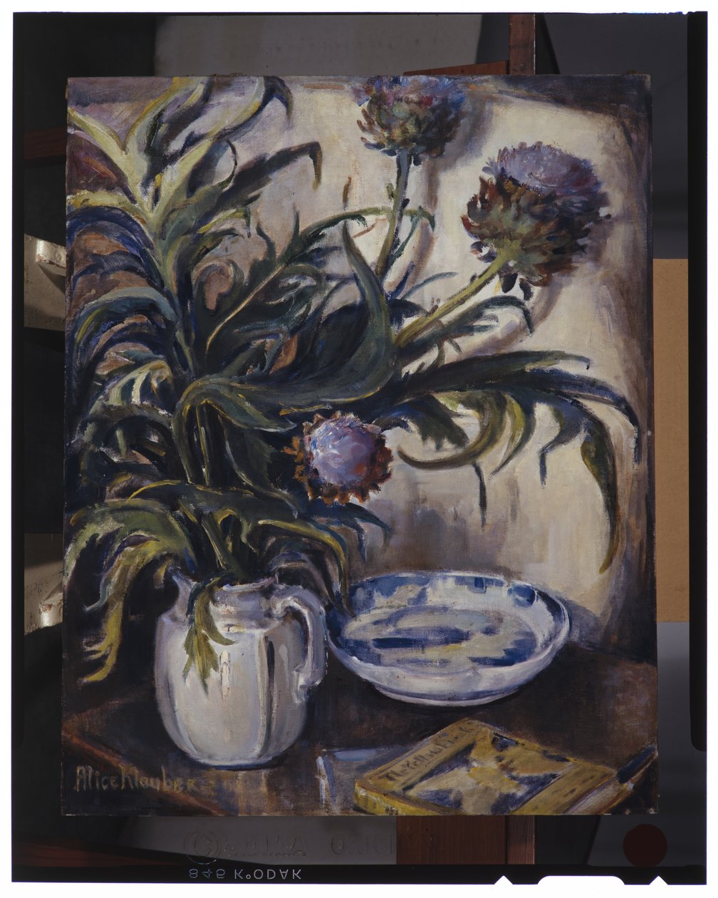 Artisokat, n. 1933 (öljy kankaalle) tekijältä Alice Ellen Klauber