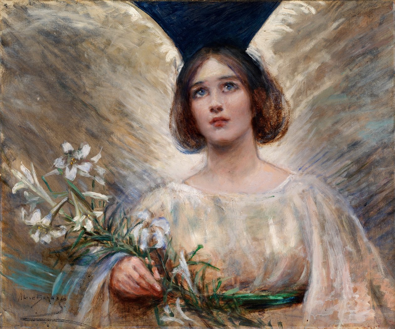 Pääsiäisliljat, 1800-luvun loppu - 1900-luvun alku. tekijältä Alice Pike Barney